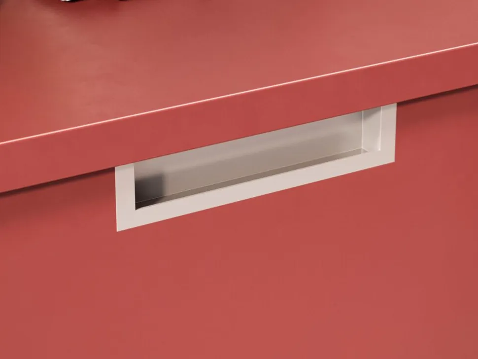 Maniglia a incasso per mobili Modena L137mm interasse 128mm