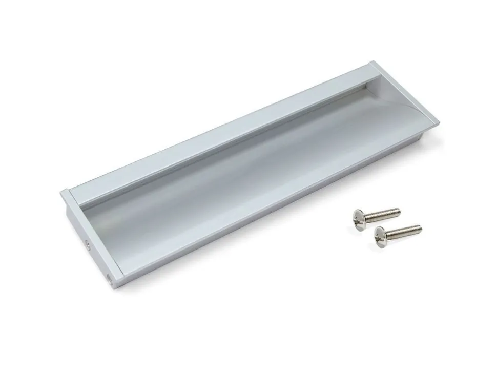 Maniglia in alluminio anodizzato opaco per mobili Bologna L190mm interasse 160mm