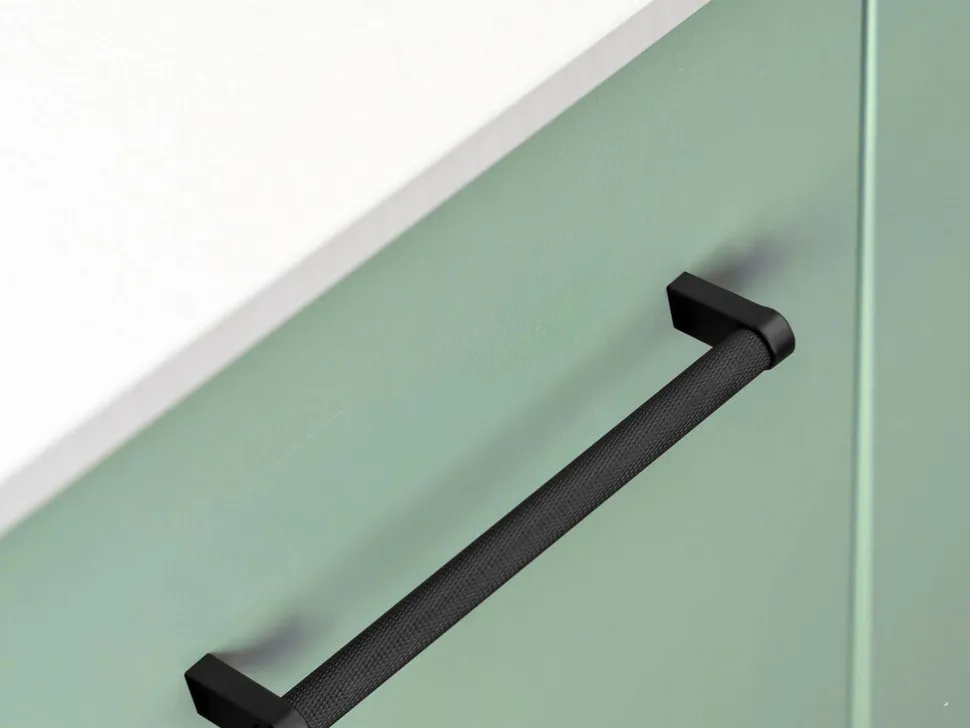 Maniglia in alluminio per mobili Bergen disponibile in 2 misure e 2 colori
