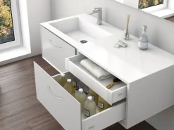 Maniglia per mobili in zama Bombay L160mm interasse 128mm disponibile in 2 colori