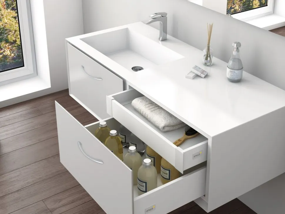Maniglia per mobili in zama Bombay L160mm interasse 128mm disponibile in 2 colori