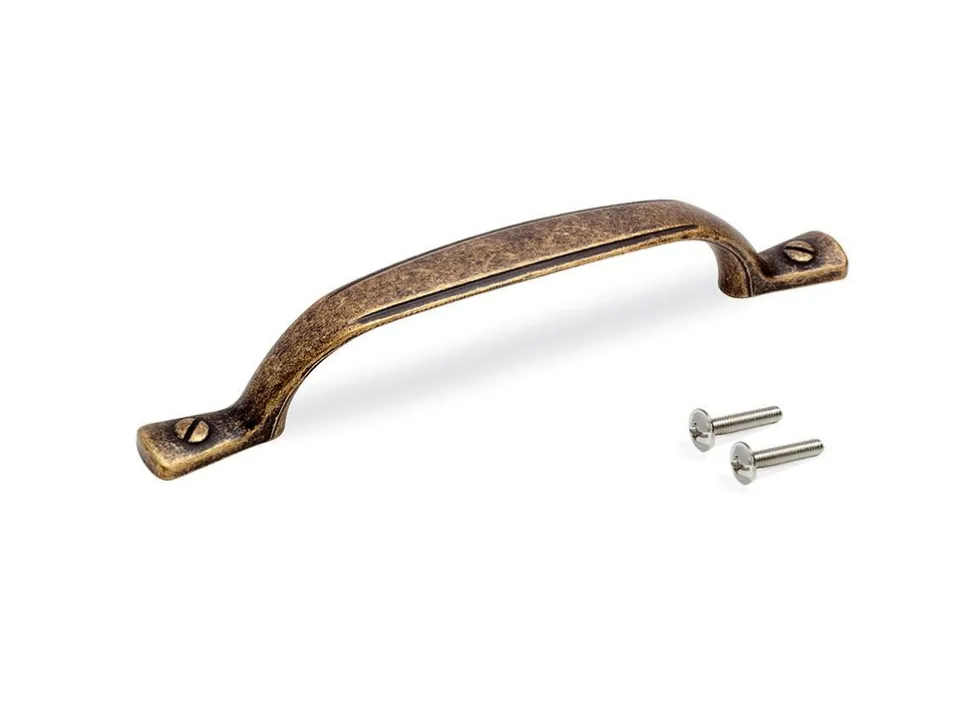 Maniglia per mobili in zama Nairobi L 139 mm interasse 96 mm