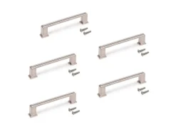 Maniglia per mobili in zama Tanger L147.5mm interasse 128mm disponibile in 2 colori