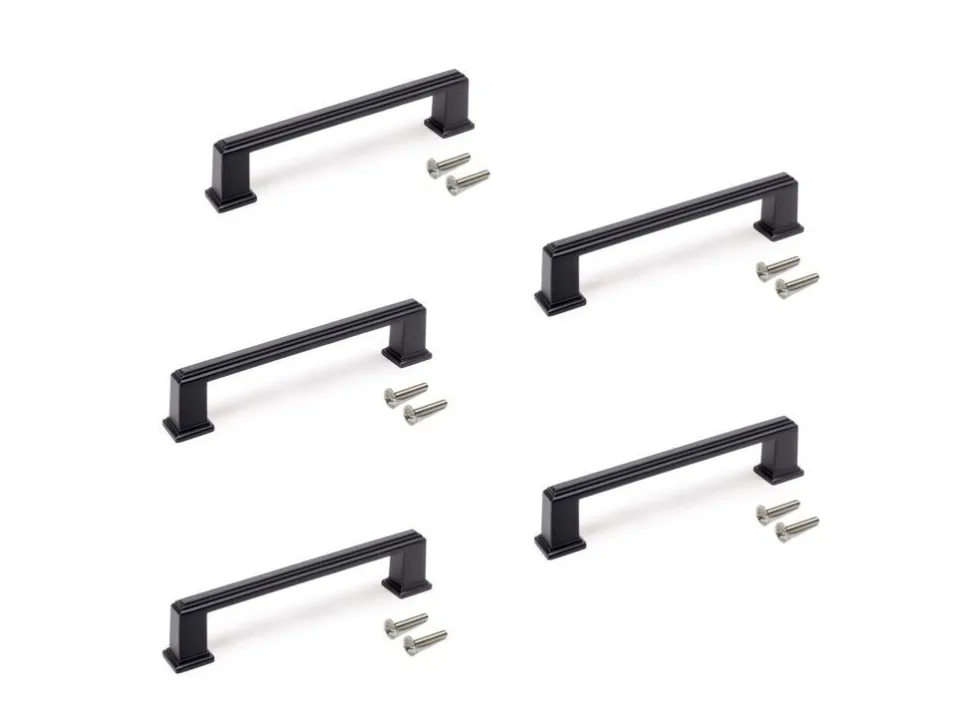 Maniglia per mobili in zama Tanger L147.5mm interasse 128mm disponibile in 2 colori