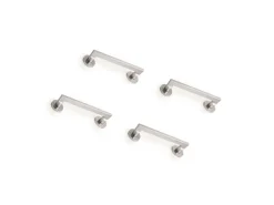 Maniglie dritte con rosette di diametro 50 mm per porte scorrevoli