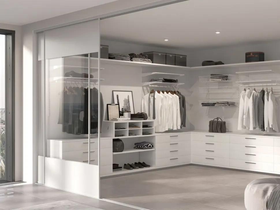 Mensole con staffe in filo metallico Jagmet in Acciaio Verniciato bianco