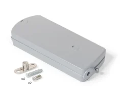 Microwinch Meccanismo a porta incernierata, 4 kg, Acciaio e Tecnoplastica, Grigia