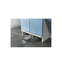 Mobile 2 ante con Lavatoio Doppia vasca integrato Eko L75xP60xH91