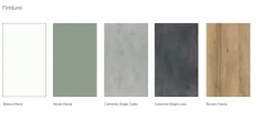 Mobile Bagno 2 cassetti sospeso Rigo disponibile in 3 misure e 5 colori
