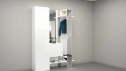 Mobile da ingresso set completo Poket in Bianco Lucido