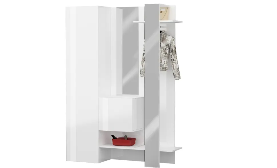 Mobile da ingresso set completo Poket in Bianco Lucido