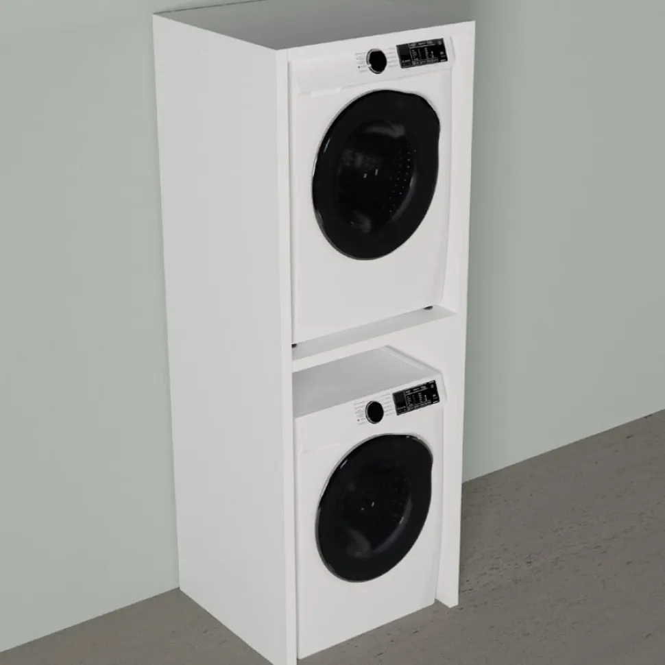 Mobile porta Lavatrice Asciugatrice H 198cm in 3 colori Spessore 36mm