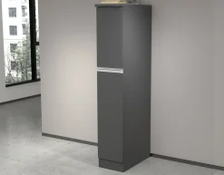 Mobile portaspezie in finitura Antracite Opaco e Ardesia