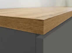 Mobile portaspezie in finitura Antracite Opaco e Rovere