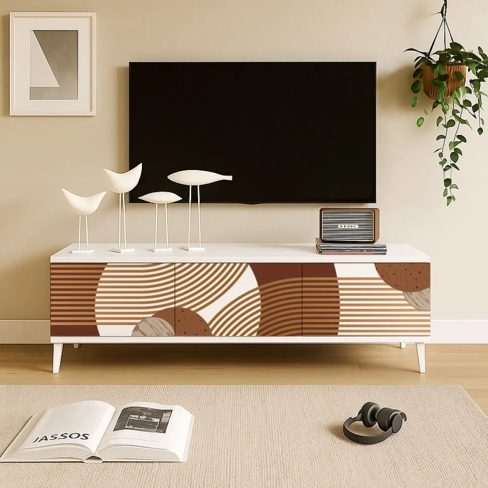 Mobile porta tv a 3 ante con grafica personalizzabile CLOE