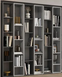 Modulo Libreria singolo da terra stretto