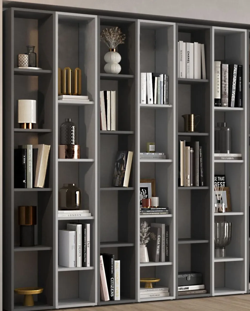 Modulo Libreria singolo da terra stretto