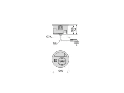Multiconnettore Circle diametro 80 mm