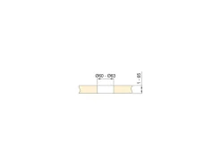 Multiconnettore da incasso con coperchio scorrevole Vertikal Flat diametro 60 mm