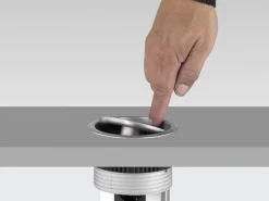 Multiconnettore da tavolo estraibile Port USB diametro 100 mm