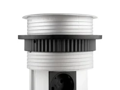 Multiconnettore da tavolo estraibile Port USB diametro 100 mm