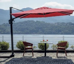 Ombrellone da Giardino in Alluminio con snodo orientabile in due misure e vari colori