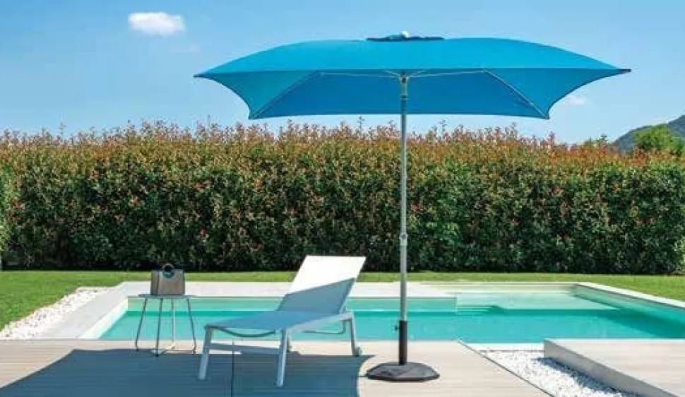 Ombrellone da giardino Palo centrale in Alluminio 12 Colori Disponibili modello Ponente