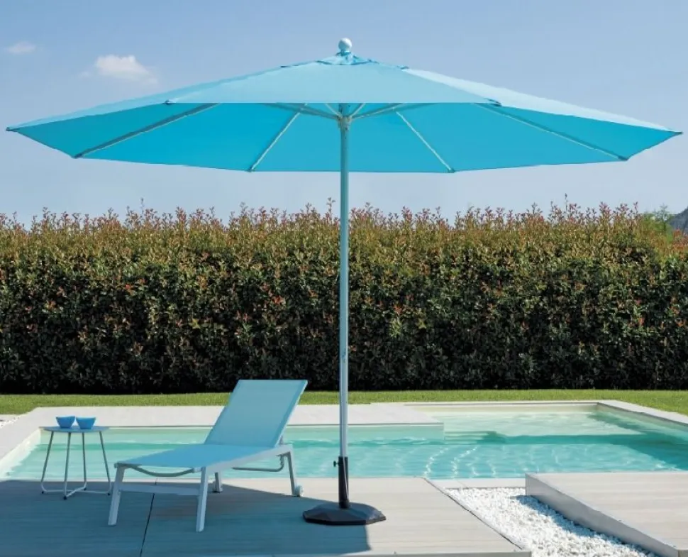 Ombrellone da giardino professionale Grecale , Palo Centrale 48 mm Acrilico o Olefin