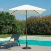 Ombrellone da Giardino Quadrato 2x2mt palo centrale in Alluminio Design Moderno