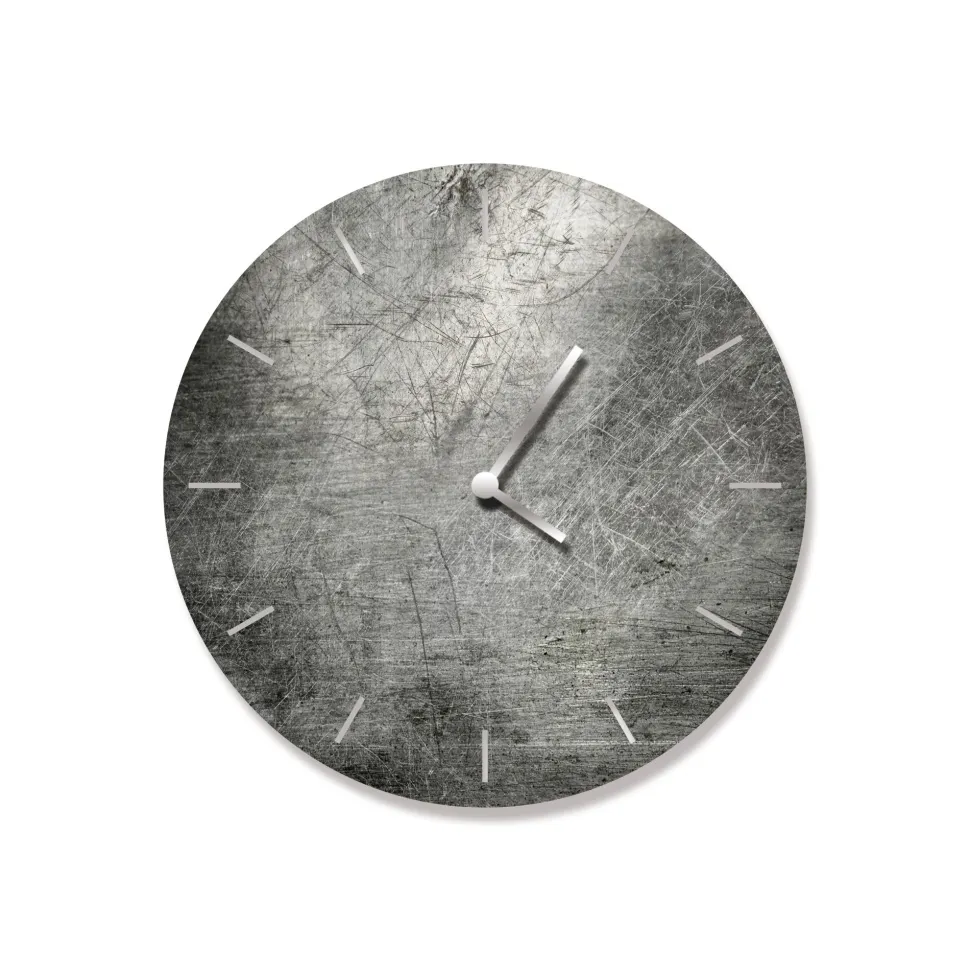 Orologio in ferro rotondo finitura metallo