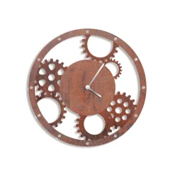 Orologio in ferro rustico effetto corten