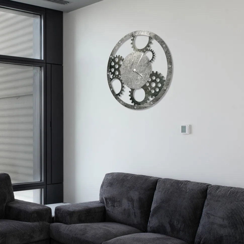 Orologio in ferro rustico effetto metallo