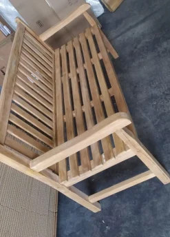 Panca da Giardino Lampedusa in Teak 3 Posti