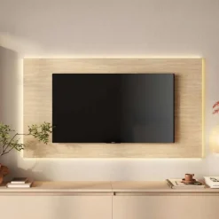 Pannello porta TV sospeso moderno disponibile in 9 colori