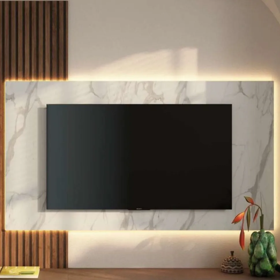 Pannello porta TV sospeso moderno disponibile in 9 colori
