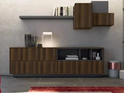 Parete attrezzata Amalia linea Cosmo disponibile in 21 colorazioni