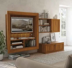 Parete attrezzata Carlo linea Motivi disponibile in vari colori