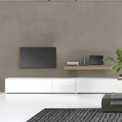 Parete attrezzata con scrivania Monique light disponibile in vari colori