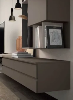 Parete attrezzata Leonard linea Cosmo disponibile in 21 colorazioni