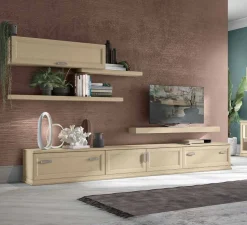 Parete attrezzata Marika linea Motivi disponibile in vari colori