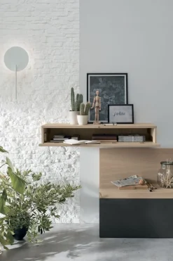 Parete attrezzata moderna componibile Darko linea Nais disponibile in vari colori