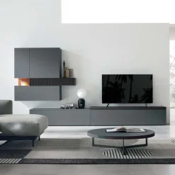 Parete attrezzata moderna componibile Remo linea Nais disponibile in vari colori