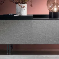 Parete attrezzata moderna componibile Moris linea Nais disponibile in vari colori