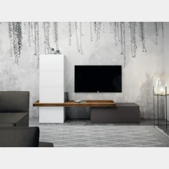 Parete attrezzata moderna Milly linea Nais disponibile in vari colori