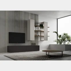 Parete attrezzata moderna Time linea Nais disponibile in vari colori