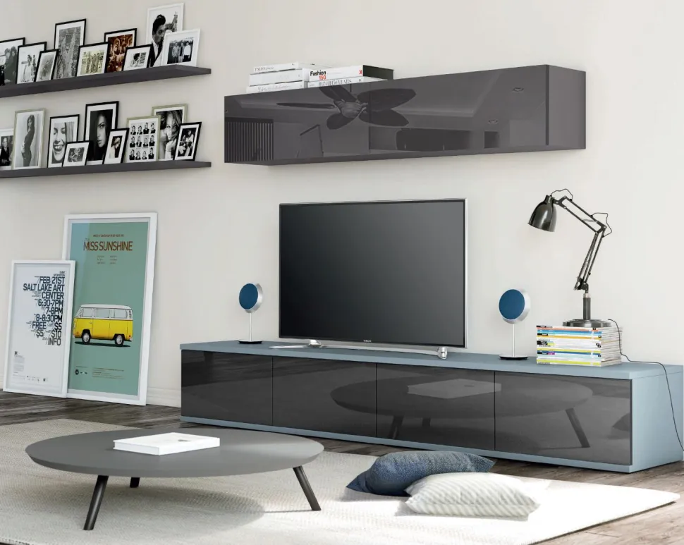 Parete attrezzata Myrta WINDOW linea Zafferano