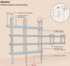 Parete attrezzata Pamplona linea Cosmo disponibile in 21 colorazioni