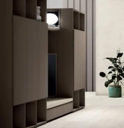Parete attrezzata Parker linea Cosmo disponibile in 21 colorazioni