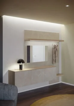 Parete da ingresso Ginevra linea Contact