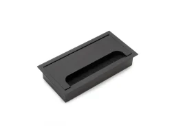 Passacavi a incasso rettangolare da tavolo Quadrum disponibile in 2 misure e 3 colori
